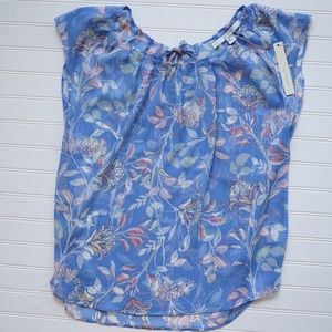Lauren Conrad NWT L Sheer Blouse